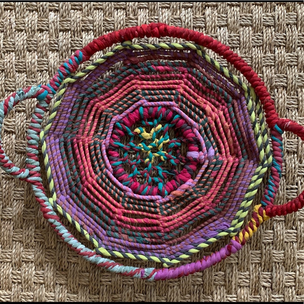 MULTICOLORED CATCHALL PERFECT FOR BASKET WALL